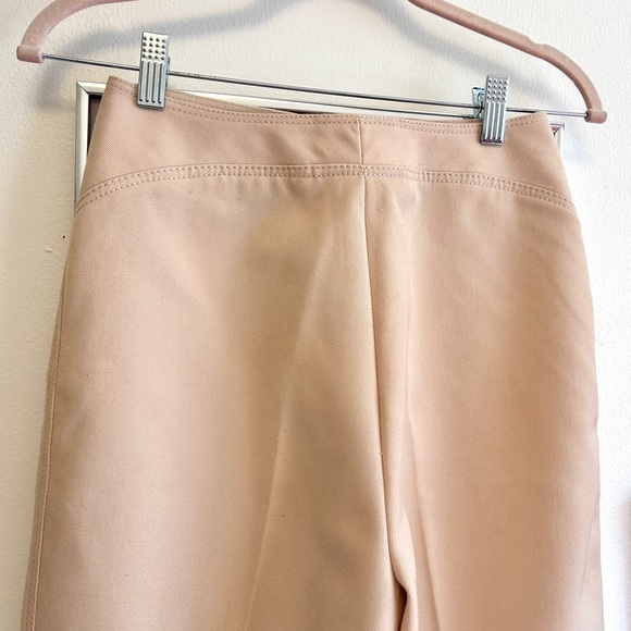 Vintage 1970s High-Waisted Cream Wool Blend Flares – Chris Allan Paris - Picture 4 of 8